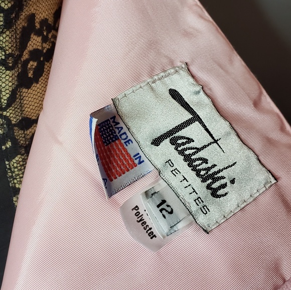 Vintage TADASHI 1980s Pretty in Pink Dress - Picture 6 of 7